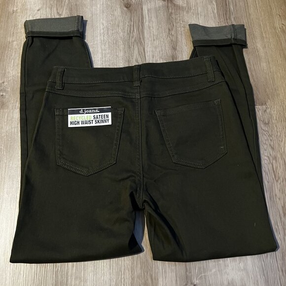 NWT D.Jeans Recycled Sateen High Waist Skinny Pants size 8 new - Picture 8 of 10